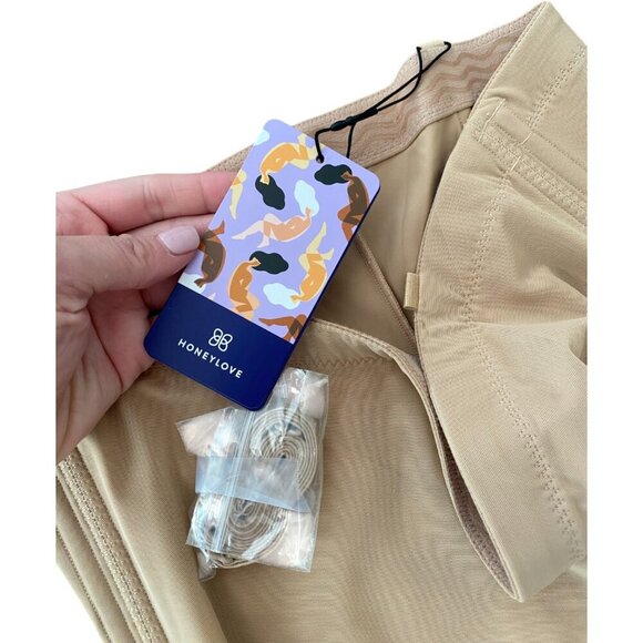 NWT HoneyLove SuperPower Short Size 2X Nude Shapewear Intimates Sculpting Shorts - Picture 9 of 13